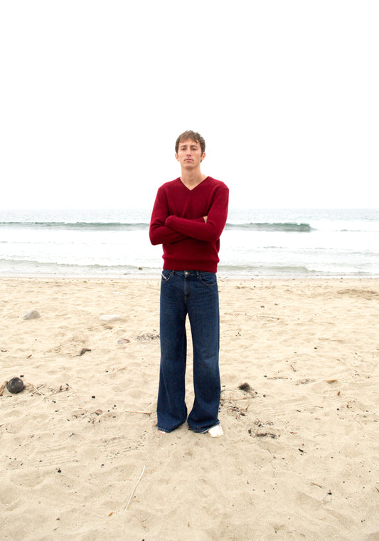 Cashmere-Wool Cricket Sweater