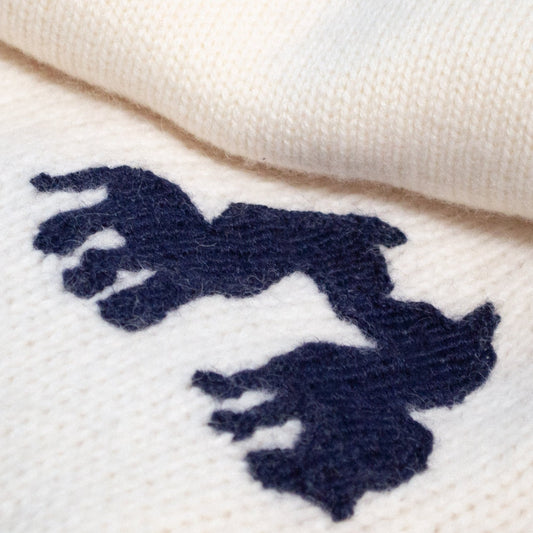 Alpaca Hand Embroidered Pony  Boy Crewneck - Oversized